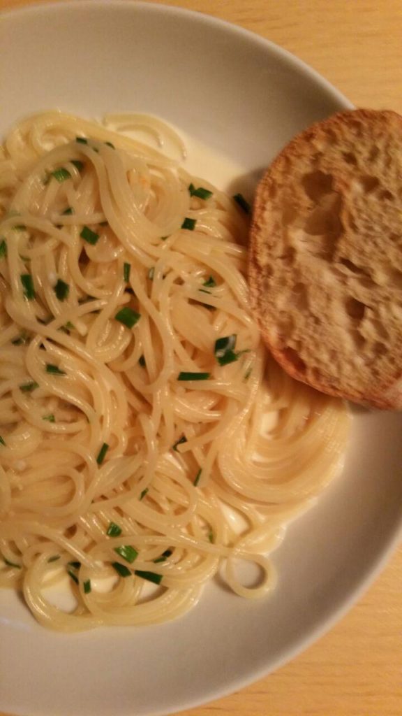 Spaghetti in Zitronensoße - vegan und munter