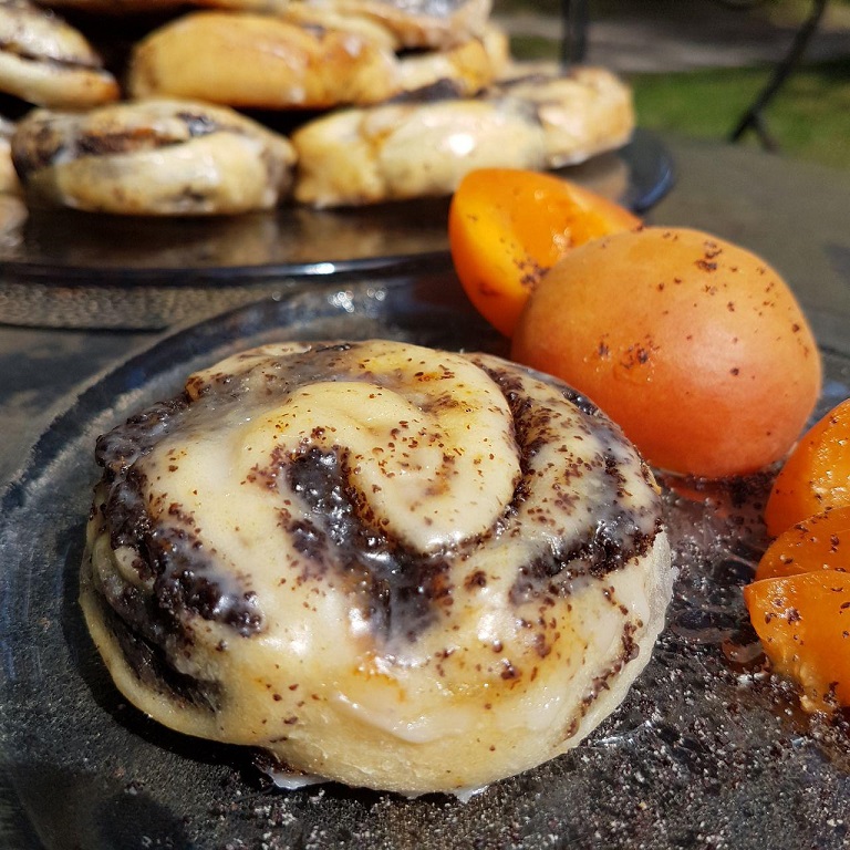 Mohn-Aprikosen-Schnecken - vegan und munter